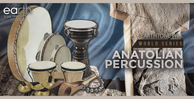 Earthtone anatolian percussion banner artwork loopmasters