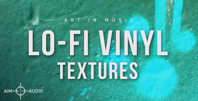 Aim audio lofi vinyl textures banner artwork