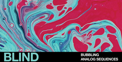 Blind audio bubbling analog sequences banner artwork