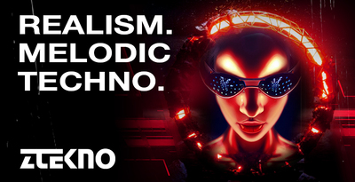 Ztekno realism melodic techno banner artwork