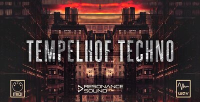 Resonance sound tempelhof techno banner artwork