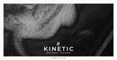 Zenhiser kinetic melodic techno banner artwork