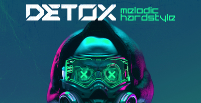 Production master detox melodic hardstyle banner artwork