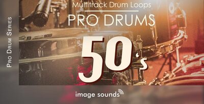Image sounds pro drums 50s banner artwork