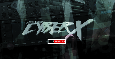 Industrial strength bhk samples cyber x serum banner artwork