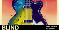 Blind audio trailer pop six string banner artwork