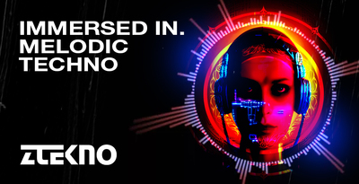 Ztekno immersed in melodic techno banner artwork