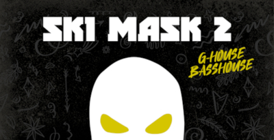 Production master ski mask 2 g house   bass house banner artwork