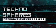 Resonance sound techno spheres arturia pigments presets banner artwork