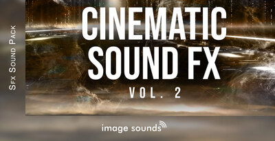 Image sounds cinematic sound fx banner artwork