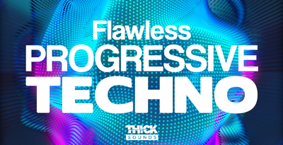 Thick sounds flawless progressive techno banner artwork