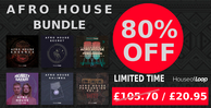 House of loop afro house bundle banner artwork