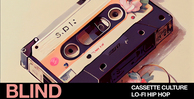 Blind audio cassette culture lofi hip hop banner artwork
