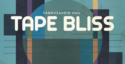 Famous audio tape bliss banner artwork