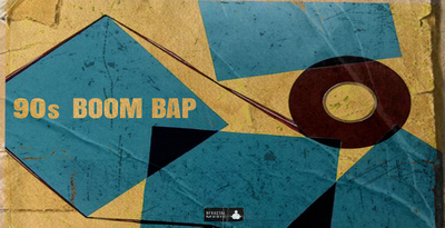 Bfractal music 90s boom bap banner artwork