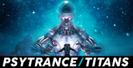 Sharp psytrance titans banner artwork