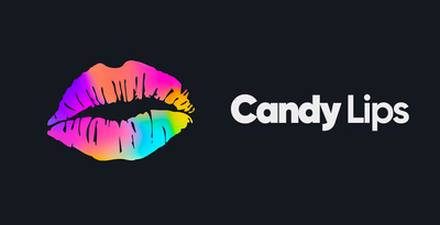 Producer loops candy lips banner artwork