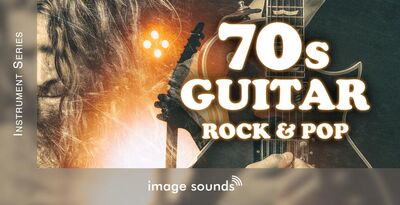 Image sounds 70s guitar banner artwork