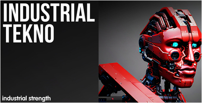 Industrial strength industrial tekno banner artwork