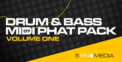 5pin media drum   bass plus midi phat pack banner artwork
