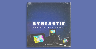 Samplestar syntastik 80s synth jamz banner artwork