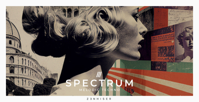 Zenhiser spectrum melodic techno banner artwork