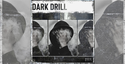 Bfractal music dark drill banner artwork