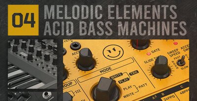 Resonance sound melodic elements 04 acid bass machines banner artwork