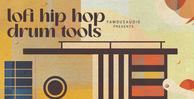Famous audio lofi hip hop drum tools banner artwork