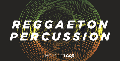 House of loop reggaeton percussion banner