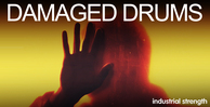 Industrial strength damaged drums banner