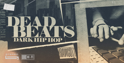 Raw cutz dead beats dark hip hop banner