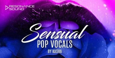 Resonance sound sensual pop vocals by kasha banner