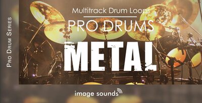 Image sounds pro drums metal banner