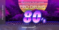 Image sounds pro drums 80s banner