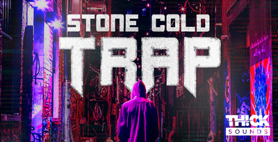 Thick sounds stone cold trap banner
