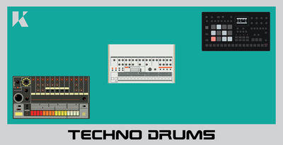 Konturi techno drums banner