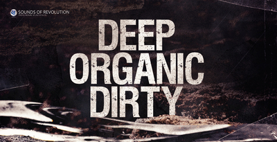 Resonance sound deep organic dirty banner