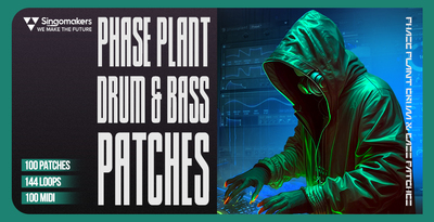 Singomakers phase plant drum   bass patches banner
