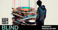 Blind audio breakout vintage hip hop banner