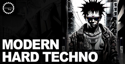 Industrial strength modern hard techno banner