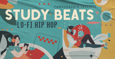 Famous audio study beats lofi hip hop banner