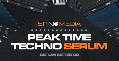 5pin media peak time techno serum banner