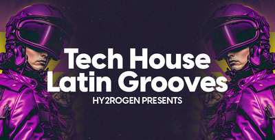 Hy2rogen tech house latin grooves banner