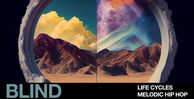 Blind audio life cycles melodic hip hop banner