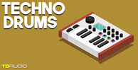 Industrial strength td audio techno drums banner