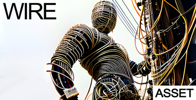 Industrial strength wire asset banner