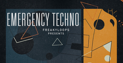 Freaky loops emergency techno banner