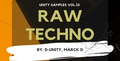 Unity records unity samples volume 32 raw techno banner