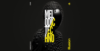 Black octopus sound illusion melodic techno banner
